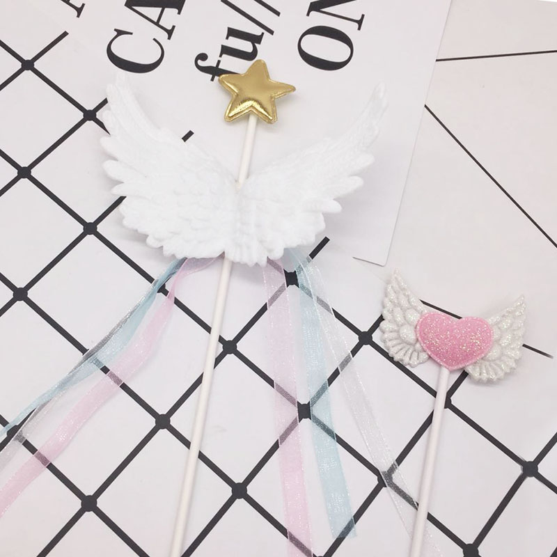 Angel Feather Wings Cake Decoration plugin Star Stream Sue Birthday Cake Sket Accessories