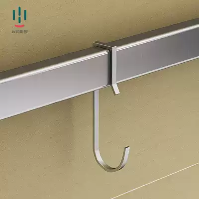 Kitchen adhesive hook square tube adhesive hook 13MM sink 15MM floor frame square tube 10MM bathroom square tube full 50