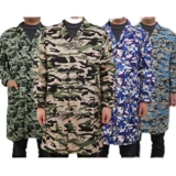 Камуфляжный фартук, пылезащитная крышка, нагрудник, длинный износостойкий лонгслив для работы подходит для мужчин и женщин