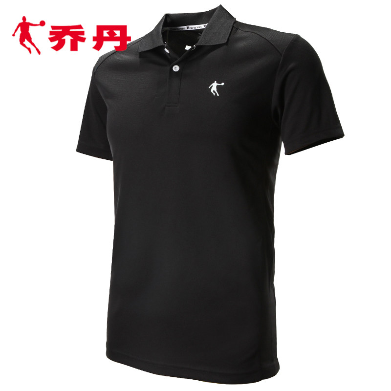 Jordan Short Sleeved Men T-shirt Summer Men flip polo shirt with loose breathable running speed dry sports T-shirt