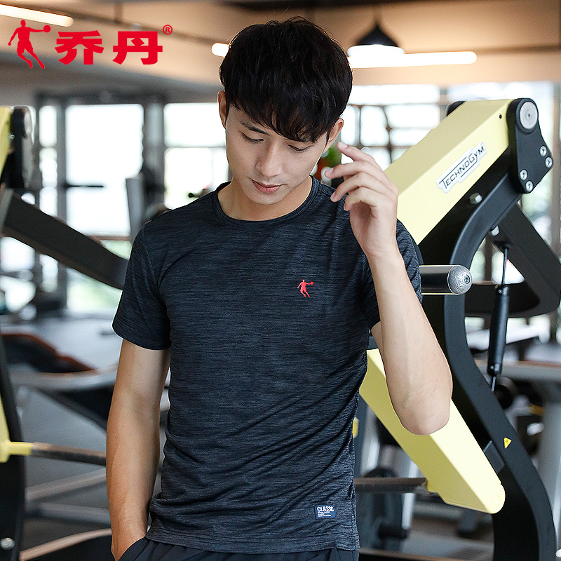 Jordan Short Sleeved Men T Shirt 2023 Summer New Running T - shirt Men Dry Breakfast Fitness Short Sleeve Male