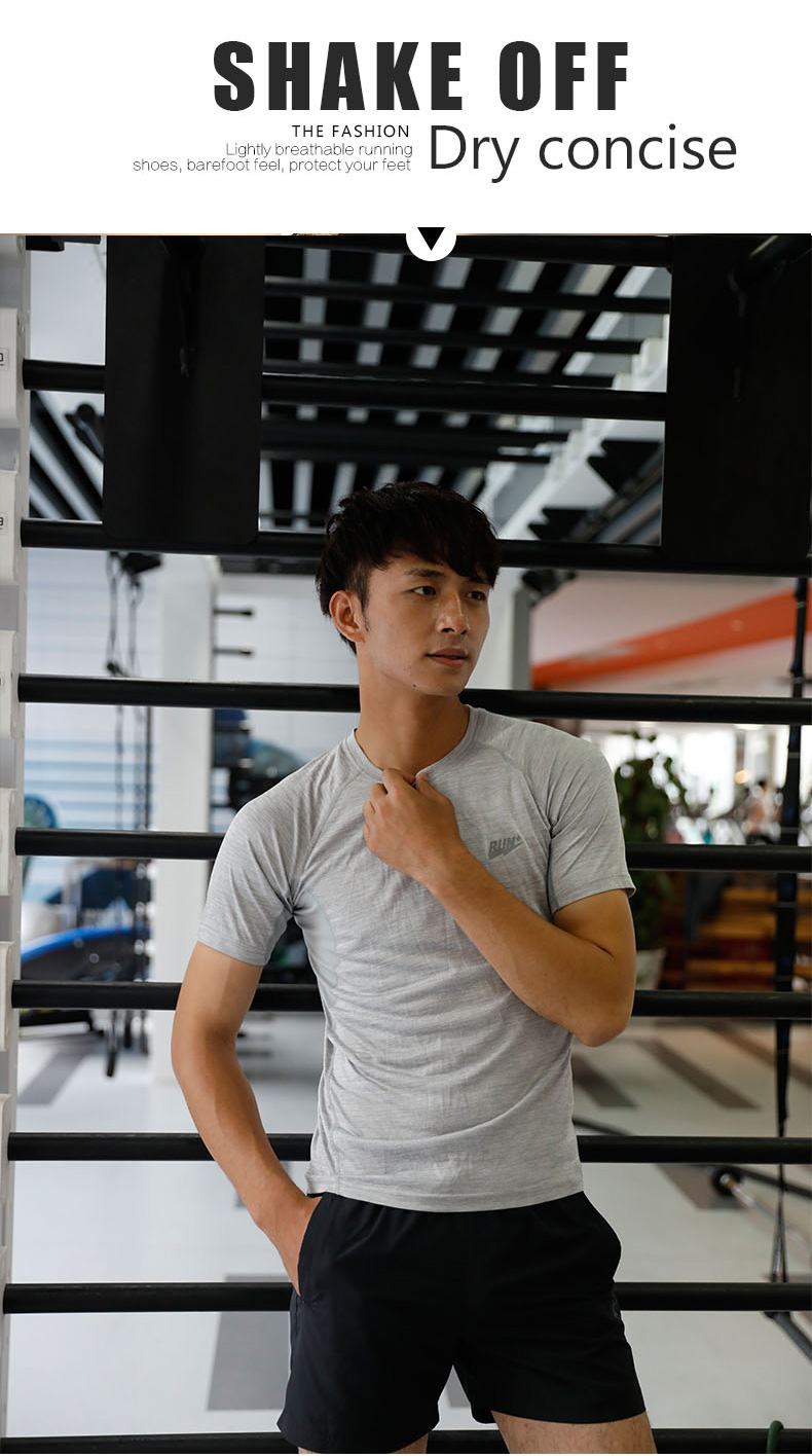 Áo thun nam tay ngắn Jordan 2018 hè mới chạy áo thun khô nhanh phần mỏng thể dục nam tay ngắn áo phông lining nam chính hãng