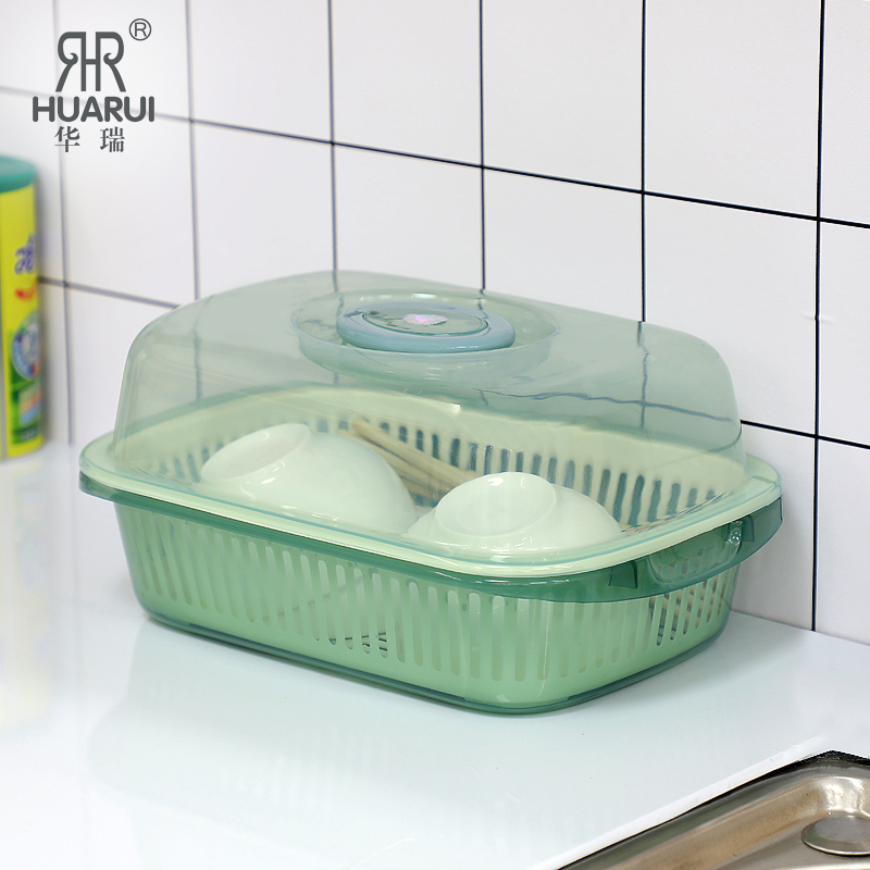 Kitchen shelves landing frame with bowl frame plastic large-scale dish frame with dish frame flavor