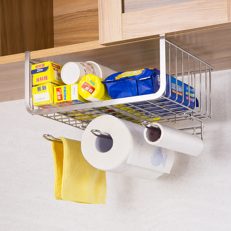 North and south towards 304 stainless steel integral cupboard shelve Shelf Kitchen Containing Shelf Layer Basket separating shelf hanging basket