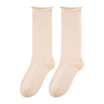 Hengyuanxiang confinement socks postpartum spring and autumn long tube summer thin pregnant women socks women pure cotton maternal fungus edge cotton socks