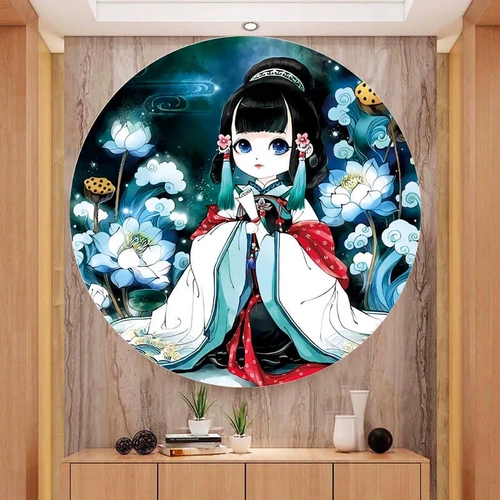 Cross Stitch 2025 Новая лотосная сказочная гостиная входная вышива