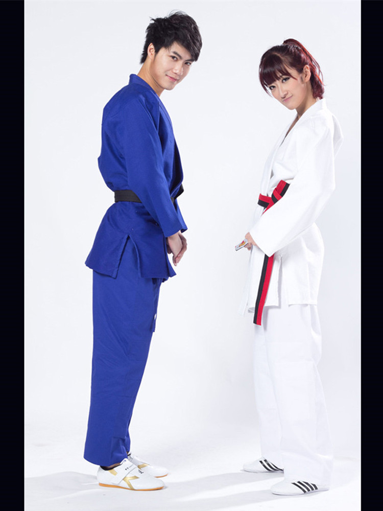 Taekwondo judo uniform Standard men's and women's judo clothing JUDO novice children's adult judo training clothes competition clothes