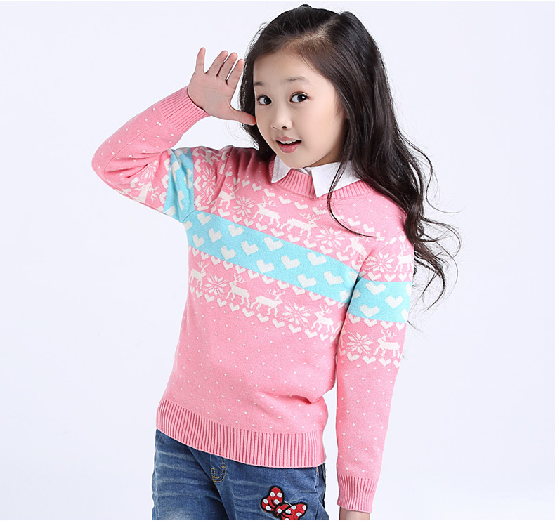 Pull fille à manche longue - Ref 2105945 Image 19
