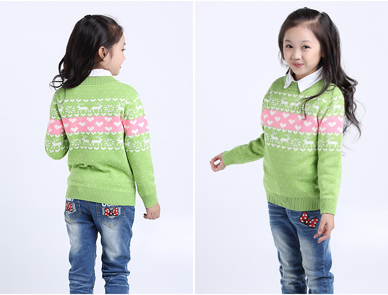 Pull fille à manche longue - Ref 2105945 Image 24