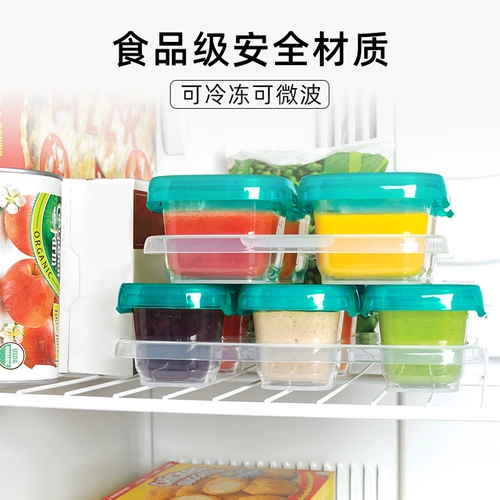 Детский контейнер для хранения для прикорма, детская портативная посуда для выхода на улицу