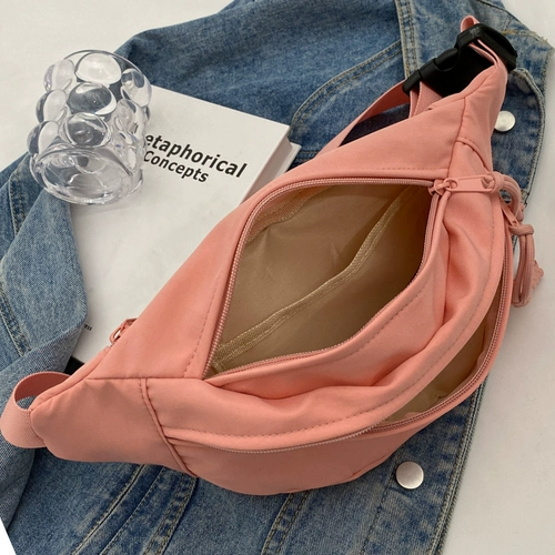 Брендовая японская ретро нагрудная сумка, универсальная сумка через плечо, небольшая сумка, нейлоновая сумка для телефона, в японском стиле