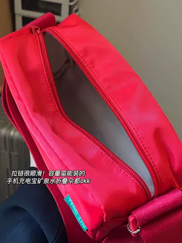 Красная японская брендовая подушка для отдыха, сумка через плечо, сумка на одно плечо