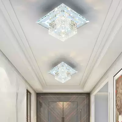 Corridor crystal light Corridor light Entrance light LED spot light Embedded downlight Simple modern foyer light Home light