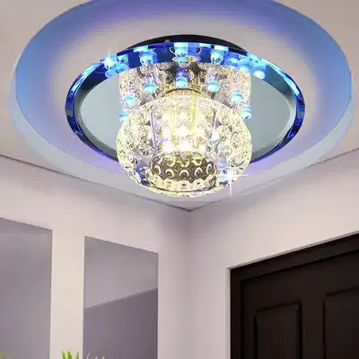 Aoyi standard round led corridor crystal lamp corridor lamp crystal lamp ceiling projection lamp entrance lamp entrance lamp entrance lamp