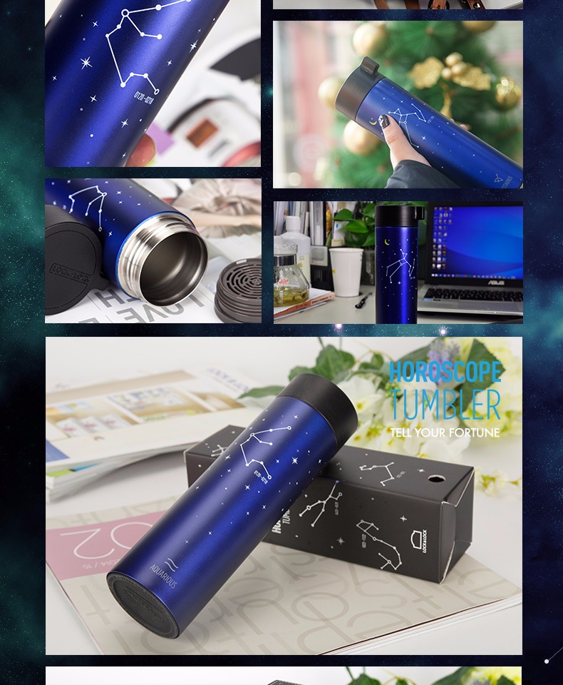 乐扣乐扣 高颜值十二星座保温杯 400ml 图4