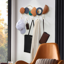 Entrance creative hook Into the door hanging hook Wall wall coat hat rack Key storage pylons Decorative hooks
