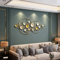 Living room wall decoration pendant Sofa background wall decoration Dining room bedroom Wrought iron wall decoration Wall hanging modern simple