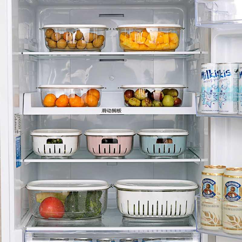Double layer plastic refreshing box glass lunchbox Microwave Oven Heating Lunch Box Containing Box Sealed Box Food Finishing Box