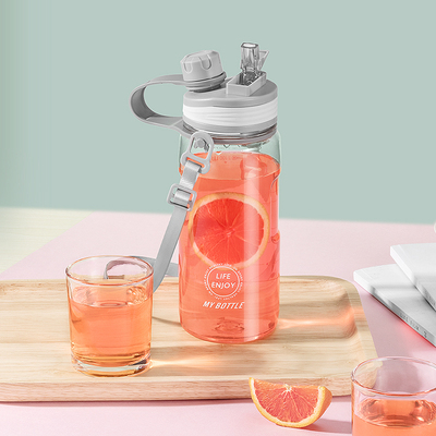 超大容量水杯女带吸管杯便携运动健身工地水壶男学生夏季塑料杯子