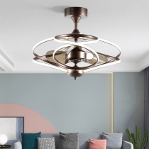 Living room remote control fan lamp Modern home dining room bedroom frequency conversion electric fan integrated chandelier Nordic ceiling fan lamp