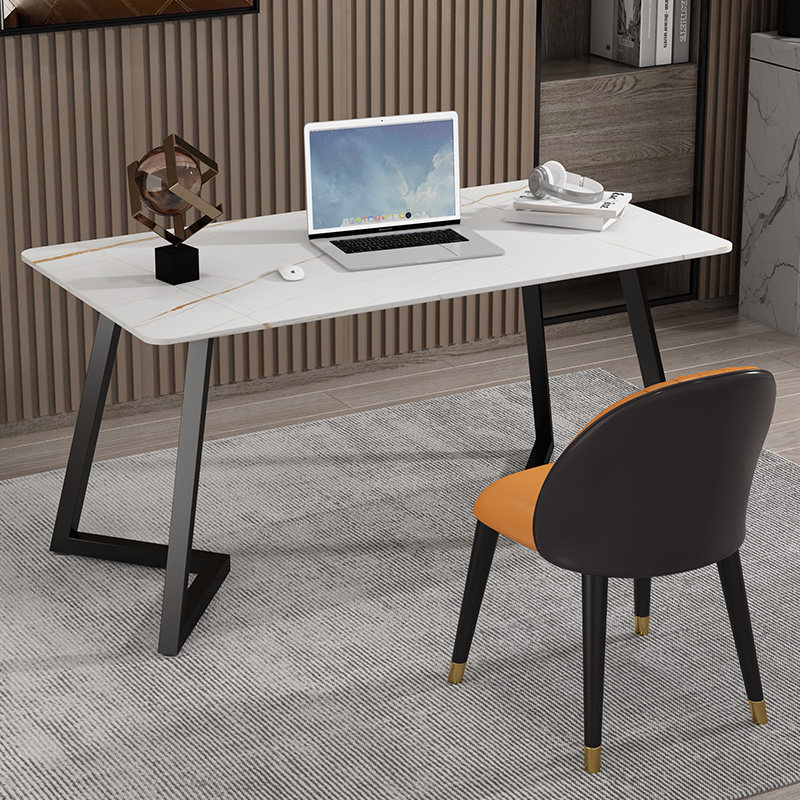 Nordic Minimalist Home Rock Board Light Extravagant Desk Bedroom Modern Marble Desk Large Desktop Desktop Computer Desk