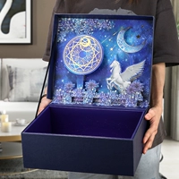 Трехмерное синее звездное небо, подарочная коробка, 30×20×10см