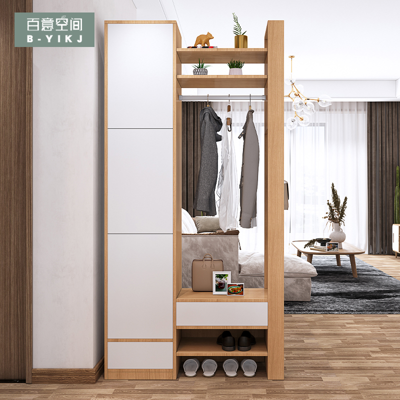 Xuan Guan Cabinet Modern Minimalist Shoes Cabinet Entrance screen Living Room Cubicle Nordic Multi-functional clothes hangers hang hanger
