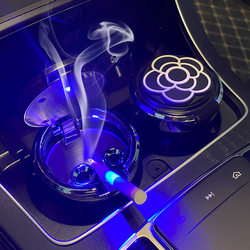 Car Ashtray, Personalized Car Interior Creative Multifunctional Ashtray with Cover, Car Decoration Car Supplies