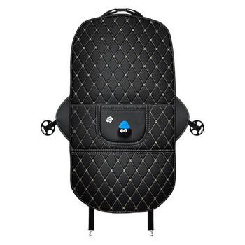 Coal ball car seat back anti-kick pad rear storage bag