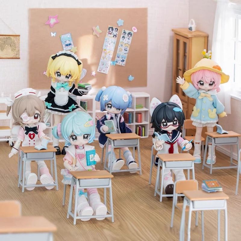 Authentic Brand New Little Key Setting Collection 1/12 Bjd Blind Box Movable Doll Toy Trendy Gift Authentic Brand New Little Key Setting Collection 1/12 Bjd Blind Box Movable Doll Toy Trendy Gift