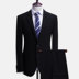 Bộ đồ mùa thu và mùa đông nam váy cưới mỏng phù rể quần nam Suit phù hợp