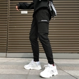 Martens, мужские зимние черные штаны, облегающий крой