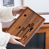 thirteen thousand Creative Handmade Bamboo tray tea tray Home Small water storage dry tea tray Gongfu tea with small tea table