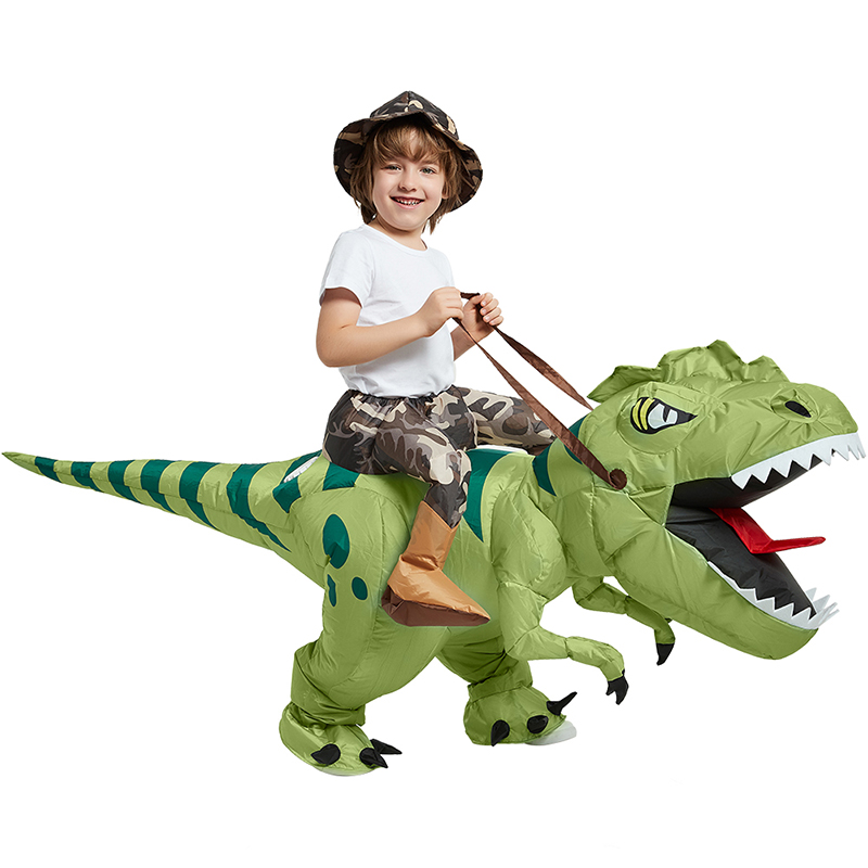 Children's Day Children's Clothing Riding Dinosaur Mount Pants Toy Funny Tyrannosaurus Rex Baby Dinosaur Inflatable Clothes Kids