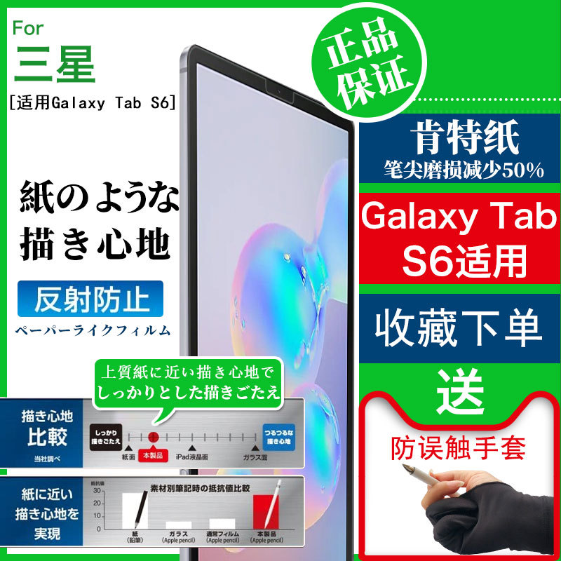 Samsung Tab Tablet S7 Paper-Like Film S6/S6 Lite Tempered Film S5/S5E Matte T860/T865 Computer A7 Screen Galaxy Tab Protective A8 Film T720/T725 Drawing Paper-Like