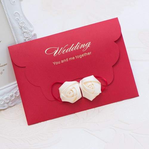 李想 Свадебное приглашение на свадьбу приглашение Creative 2023 Пользовательские европейские приглашения на свадьбу.