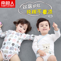 Antarctic baby shirt pajamas long sleeve triangle ha clothes baby jumpsuit newborn clothes climbing clothes autumn and winter