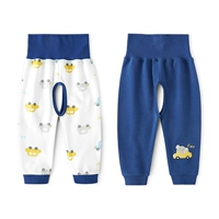 Большой автомобиль+темно -синий чистый хлопок с высокой талией.