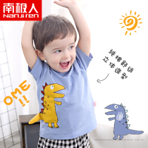 Boy short sleeve T-shirt childrens clothing New 2021 Korean girl Summer baby coat childrens cotton baby Summer clothes