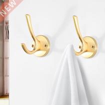 European-Style Golden Wall Hook Coat Rack Key Hanger Home