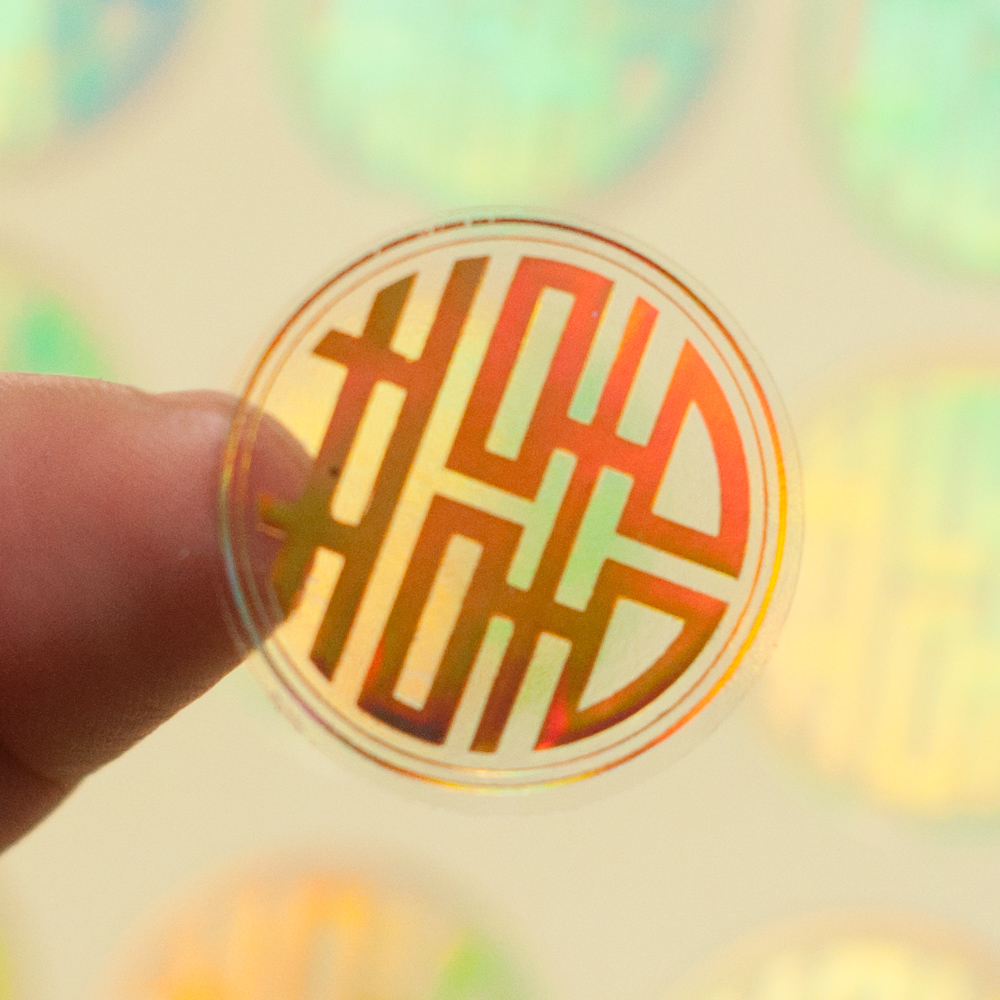 Imperial Champ Wedding wedding Heinebook welcome to Cambodia Envelope Closure Sticker Small Joyless Character Laser Gold Closure Gift Sticker