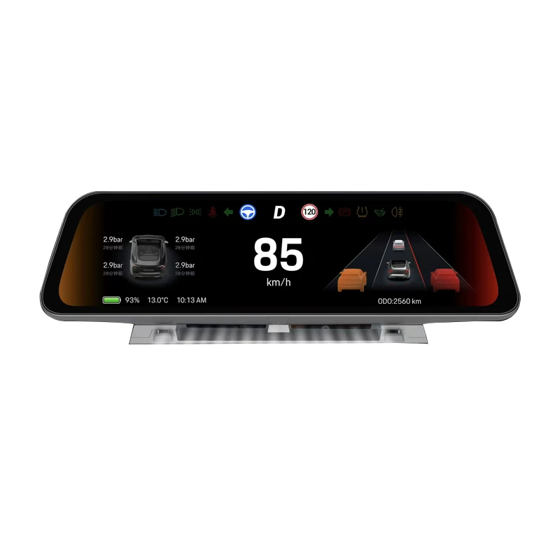 Совместимый Tesla, циферблат, ЖК-дисплей, экран, новая версия, 3, 9.66 дюйма