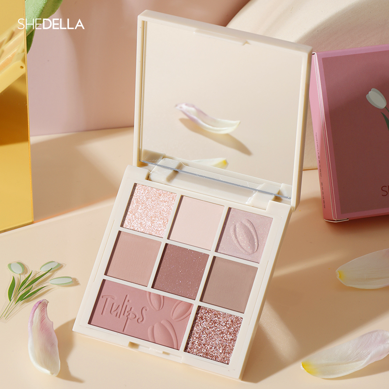 Poetry Tiya Bull Groom's Eye Shadow Pan Pure Desire Wind Matt Grey Pink Eye Shadow Low Saturation Everyday Light Makeup