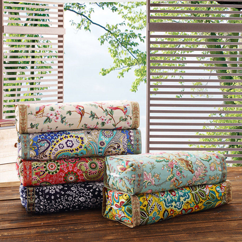 Pure cotton coarse cloth high pillow cervical vertebra sleep special buckwheat pillow adult whole buckwheat skin hard pillow core single neck pillow