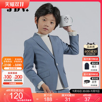 JDV Kids Mall Same Style Spring Autumn New Boys' Suit Performance Dress Blue Grey Suit Jacket