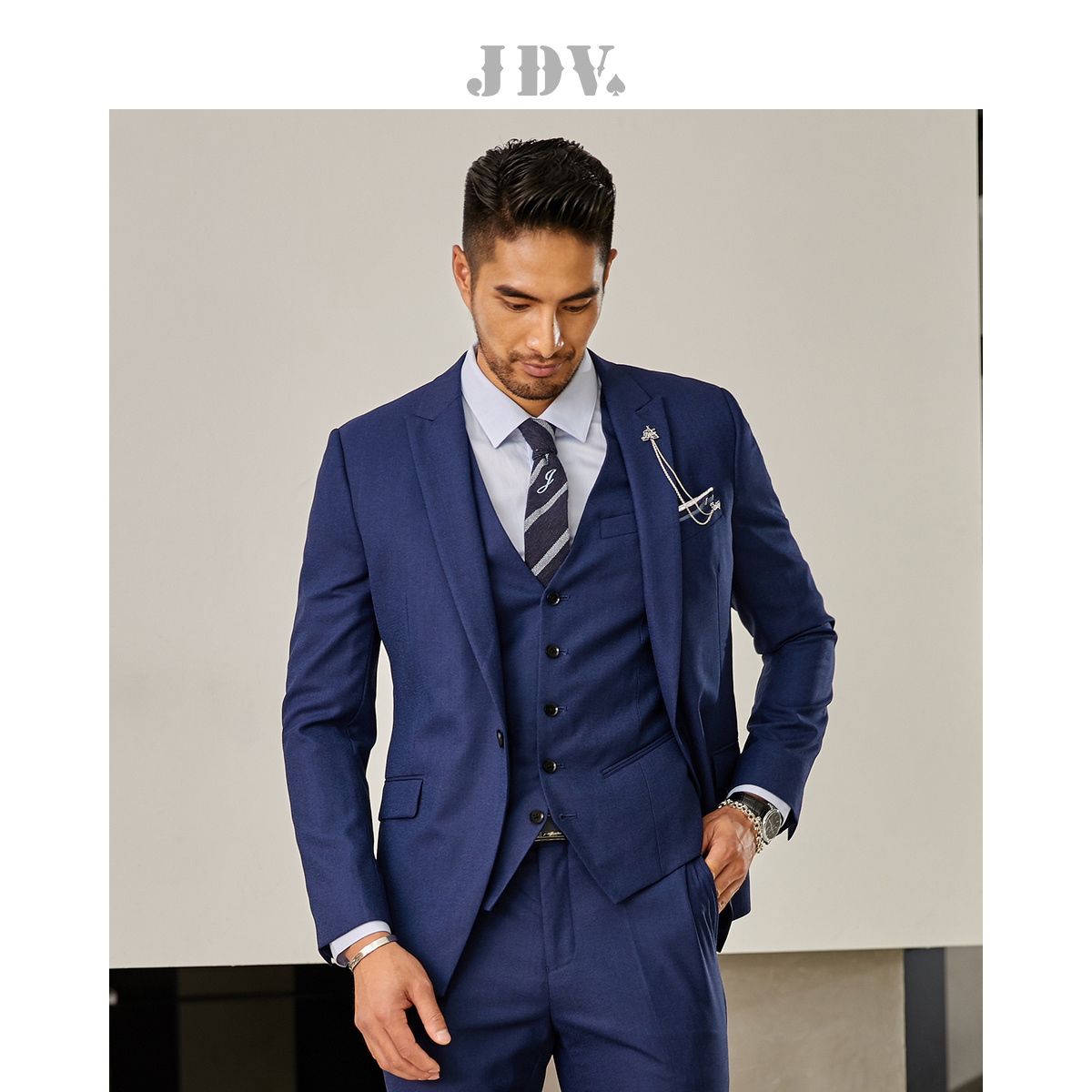 Gentleman Anh Phong cách Giải trí Kinh doanh Dressed JDV nam mùa thu mới của Men Suit Coat