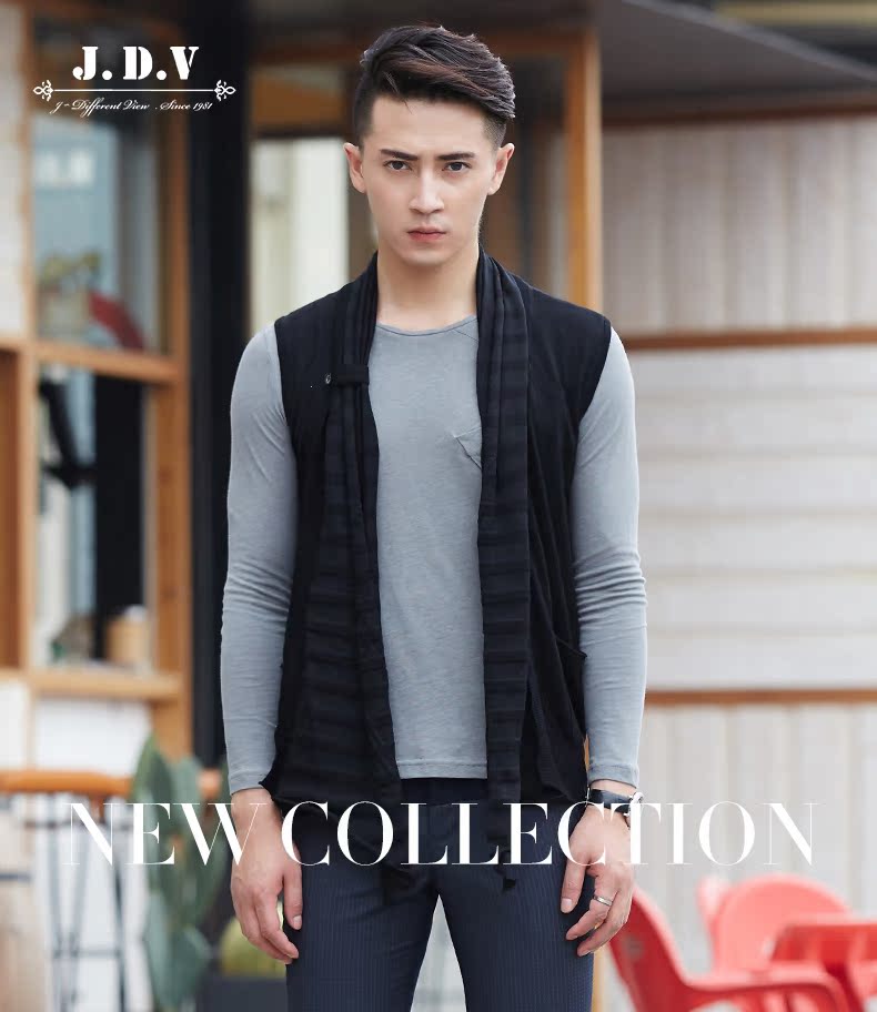 Débardeur homme Woolen gilet J.D.V pour automne - Ref 1584550 Image 11