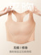 Sports bra for girls, seamless bra corset, super flat, special running shockproof vest for high school students in physical education class