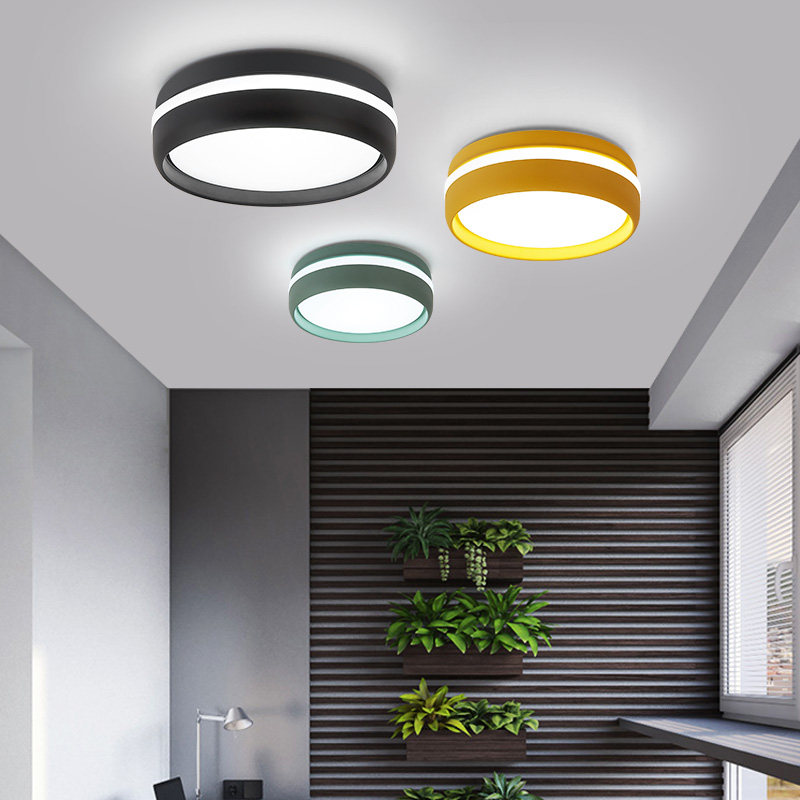 Aisle light Corridor light Creative personality household entrance ceiling light Simple modern Nordic round led balcony light