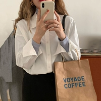 Весенняя осенняя рубашка, городской стиль